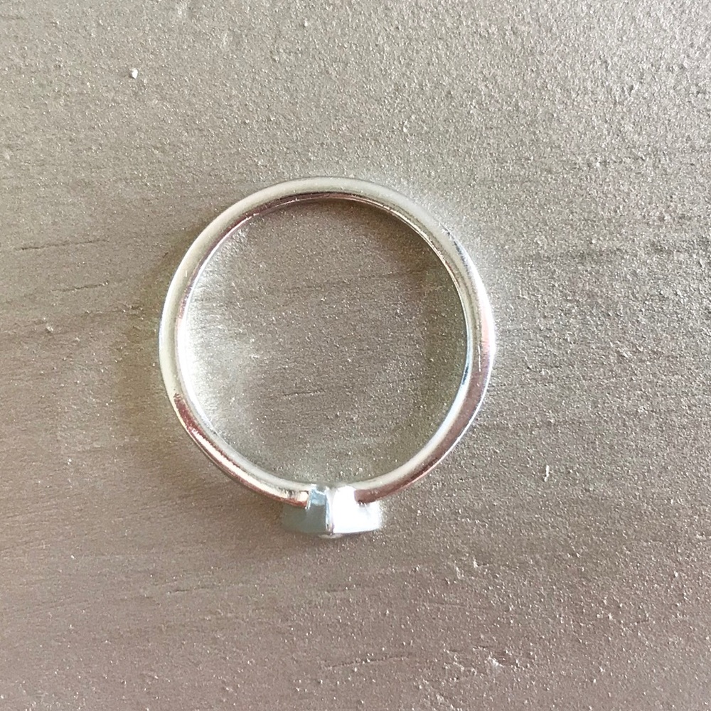 Triangle ring 925 Sterling Silver - Picture 3 of 6